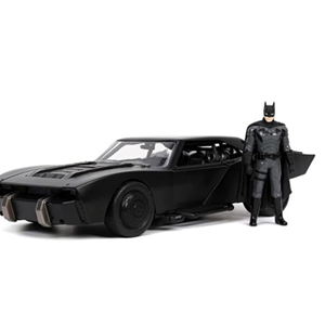 اسباب بازی ماشین فلزی بتموبیل و فیگور فلزی بتمن با مقیاس 1:24 Batman and Batmobile_اسباب بازی ماشین